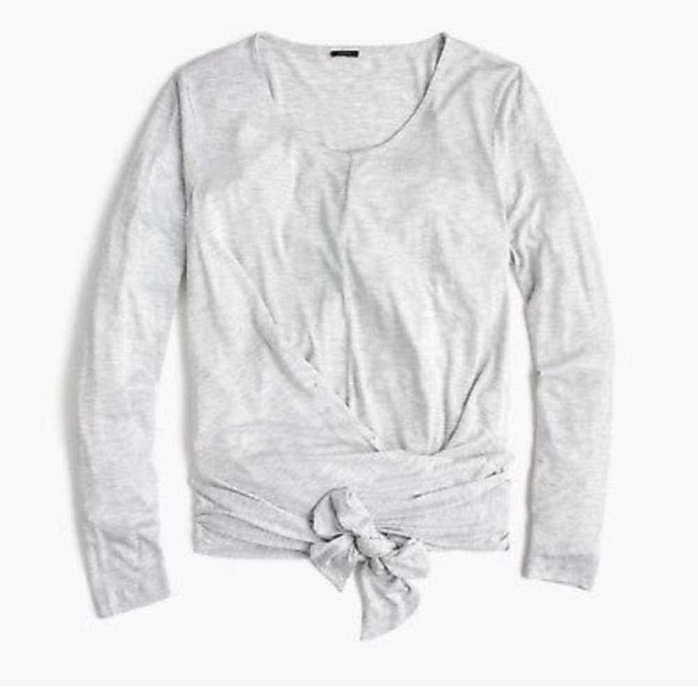 J. Crew Longsleeve Wrap Tee